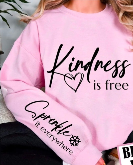 Kindness crewneck sweatshirts (for Amanda Todd Legacy Foundation)