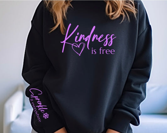 Kindness crewneck sweatshirts (for Amanda Todd Legacy Foundation)